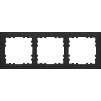 Rámeček trojitý Polmark černý