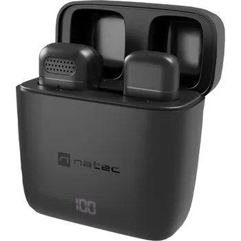 Mikrofon Mobilní bezdrátový mikrofon Natec HOPPER LAVALIER USB-C