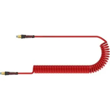 Zahradní hadice PU KROUCENÁ HADICE PUR červená - 8/12mm,délka 3 m- Otočné AR3/8", 10 bar