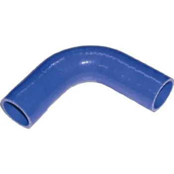 Kouřovod KOLENO SILIKONOVÉ 90° ID 48 mm 105 x 120 mm - automobil. propoj. hadice -50°/+180°C, 3 PES, průměr 48 mm