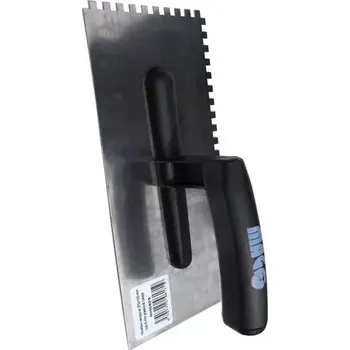 Zednické hladítko Hladítko nerezové Magg NH0402 - 270x130mm, zub 4mm, plastová rukojeť, 0.26kg