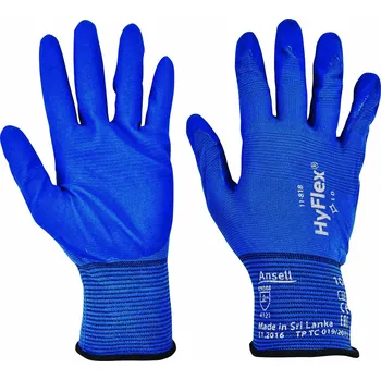 Pracovní rukavice ANSELL HYFLEX 11-818 / Máčené rukavice, nitrilová pěna Ansell FORTIX 8