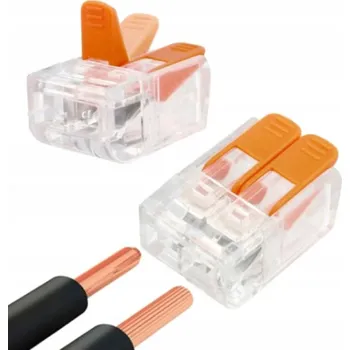 RYCHLOSPOJKA svorková 2P spojka INSTALAČNÍ, KABELOVÁ 0,14 - 4,0mm