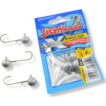 Rybářský háček KAMATSU JIGOVÁ HLAVIČKA X-PRESS 1/0 - 6g