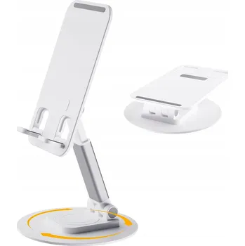 STOJAN / PODSTAVEC NA TELEFON, NASTAVITELNÝ, SKLÁDACÍ, BÍLÝ
