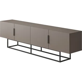 Televizní stolek Šedo-béžový TV stolek 200x55 cm Titan – Marckeric ID_1597580