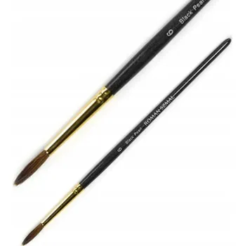 Umělecký štětec Akvarelový štětec Roman Szmal black pearl č. 6
