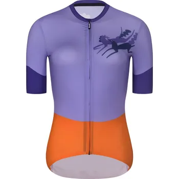 cyklistický dres RIVANELLE Cyklistický dres s krátkým rukávem - STALLION - modrá/hnědá