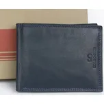 Tmavě šedomodrá kožená peněženka Romeo Gigli