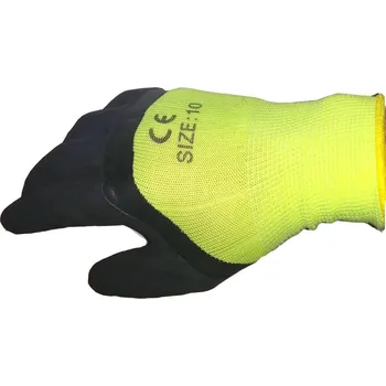 Pracovní oblečení HomeWorks Rukavice pracovní velikost 10 polomáčené - zelené 345143-ze