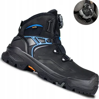 Pracovní obuv PRACOVNÍ KOŽENÉ VODĚODOLNÉ BOTY BASE B1605 S3 BOA 43