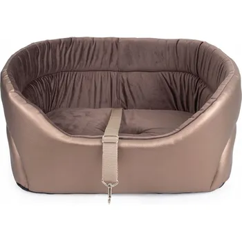 Pelíšek pro psa Boutique ZOO podložka pro psa hnědá 48 cm x 56 cm