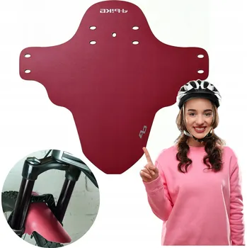 Blatník na kolo BLATNÍK NA KOLO 24-29" MTB PŘEDNÍ ENDURO ČERVENÝ MATNÝ R-16