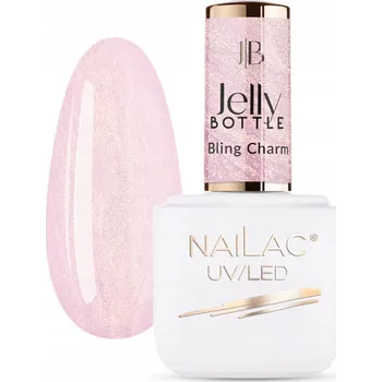 Lak na nehty NaiLac s třpytivým přívěskem Gel lahvičce 7ml