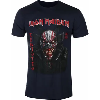 Pánská móda Tričko metal pánské Iron Maiden - Senjutsu Back Cover Vertical Logo - ROCK OFF - IMTEE133MN - L