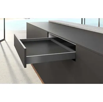 Nábytkové kování HETTICH AvanTech YOU boky v sadě V77 mm NL400 mm antracitová