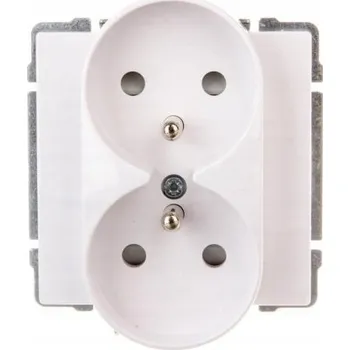 Elektrická zásuvka Bílá nástěnná Elektrická Zásuvka