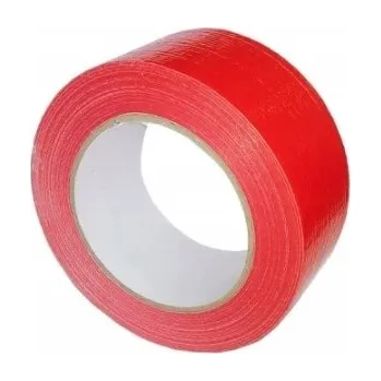 Lepicí páska OPRAVNÁ PÁSKA DUCT TAPE TECHNICKÁ NA OBALOVÁNÍ ČERVENÁ šířka 50mm délka 50m