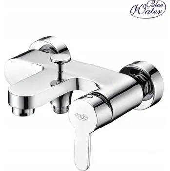 Vodovodní baterie Jednopáková nástěnná vanová a sprchová baterie Blue Water GALA, stříbrná