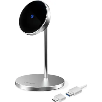 Qi hliníkový magsafe bezdrátový nabíjecí stojánek 15W
