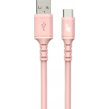 Datový kabel Kabel USB TB - USB typ C, 1 m, růžový