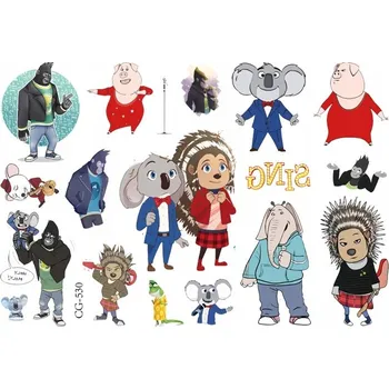 Tetování Omyvatelné tetování pro děti SING CG530