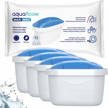 vodní filtr Filtrační vložka do filtrační konvice AquaFloow MaxiMag 4 ks