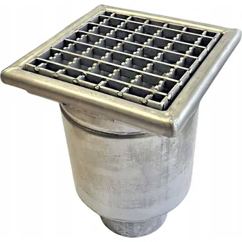 Odvodňovací žlab Kvadratický odtok nerezová ocel 28 cm