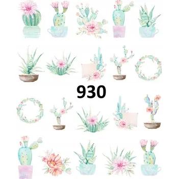Samolepky na nehty KAKTUSY - č. SO21