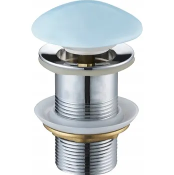 Vodovodní baterie MEXEN Umyvadlová výpusť KLIK-KLAK, modrá matná