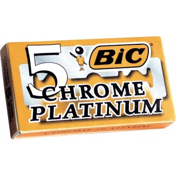 Žiletky do holicího strojku BIC CHROME PLATINUM 5 kusů