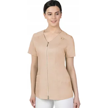 52 DÁMSKÝ ZDRAVOTNICKÝ PLÁŠŤ S LÍMCEM NA ZIP KOSMETICKÝ HALENA 379