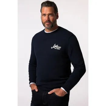 Dámský svetr JP1880, Plus size Svetr JP1880, úplet, čistá bavlna, do 7XL pro plnoštíhlé nadměrná velikost, 834707130-1452, modrý, 3XL, Plus size oblečení, Oblečení pro vysoké muže, Nadměrné velikosti, Oblečení pro plnoštíhlé.