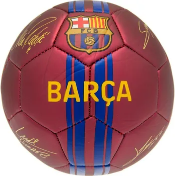 Fotbalový míč FC Barcelona Fotbalový míč FC Barcelona vínový, vel. 5