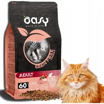 Krmivo pro kočku OASY BEZOBILNÉ krůta PRO DOSPĚLÉ KRŮTY 300G