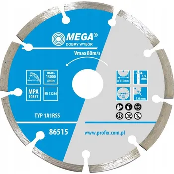 Řezný kotouč MEGA diamantový kotouč SEGMENTOVÁ STŘEDOVKA 230 mm 86630