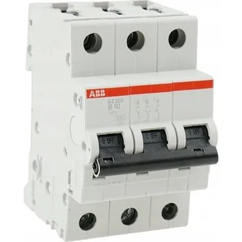 Jistič ABB Jistič 3P B 10A 6kA AC SZ203-B10