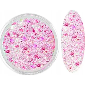 Třpytky na nehty Raisin růžové