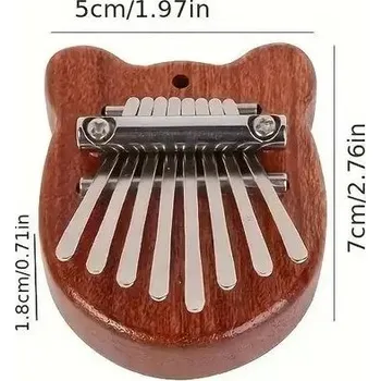 Hudební nástroj pro děti Mini kalimba prstové piano | hudební nástroje - Medvěd