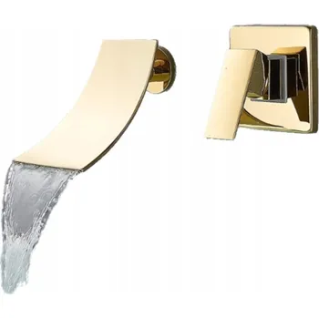 Vodovodní baterie Umyvadlová baterie pod omítku Ari WATERFALL zlatá