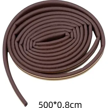 Těsnění do okna a dveří Samolepicí těsnění proti průvanu | těsnění oken a dveří, samolepící izolace - hnědý