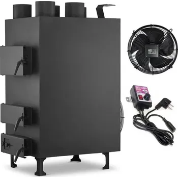 Krbová kamna Dílenská kamna PN4 35kW s ventilátorem a ovladačem