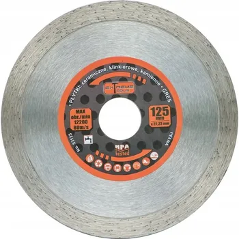 Řezný kotouč Diamantový kotouč na dlaždice 115 mm EXTREME TOOLS PLNÝ