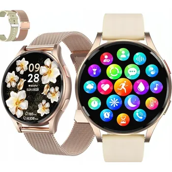 Hodinky DÁMSKÉ HODINKY CHYTRÉ HODINKY AMOLED EKG MĚŘENÍ CUKRU TLAKU TEPLOTY