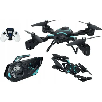 Dron Skládací DRON S8 Wifi s kamerou s živým přenosem + 4x baterie