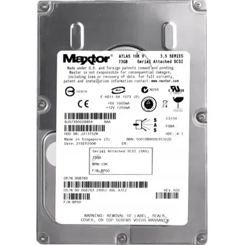 Pevný disk DELL 0G8763 73GB 10K 16MB SAS 3,5'' 8J073S0