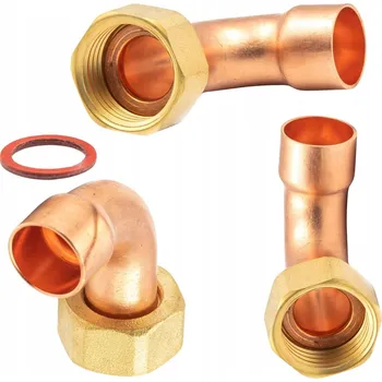 Fitinka Rohové poloviční šroubení pro pájení mědi 18 x 3/4 CU, koleno pro pájení