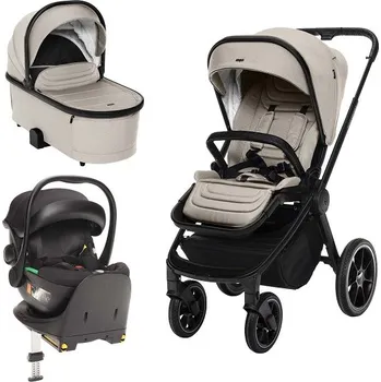 Kočárek ZOPA set kočárek MOVE CROSS 3 + hluboká korba MOVE XL 3 + autosedačka + báze Ivory Beige