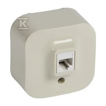Elektrická zásuvka Telefonní zásuvka nástěnná Legrand béžová
