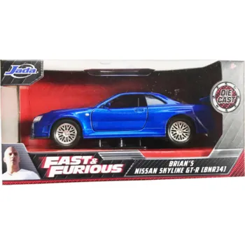 autíčko Toys Auto Fast and Furious Brians Skyline GT-R